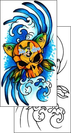 Skull Tattoo horror-skull-tattoos-andrea-ale-aaf-00228
