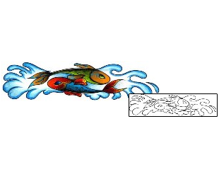 Fish Tattoo Marine Life tattoo | AAF-00233