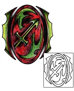 Sagittarius Tattoo Zodiac tattoo | AAF-00240