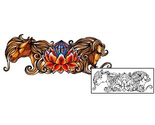 Lotus Tattoo Specific Body Parts tattoo | AAF-00241