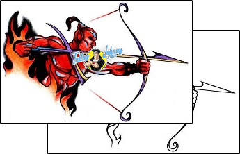 Fire – Flames Tattoo sagittarius-tattoos-andrea-ale-aaf-00244