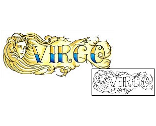 Virgo Tattoo Astronomy tattoo | AAF-00279