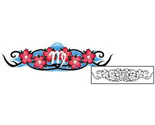 Flower Tattoo Specific Body Parts tattoo | AAF-00292