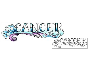 Cancer Tattoo Zodiac tattoo | AAF-00295