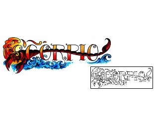 Scorpio Tattoo Zodiac tattoo | AAF-00301