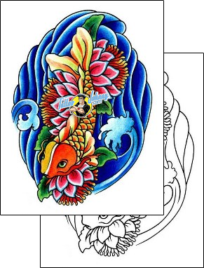 Fish Tattoo marine-life-fish-tattoos-andrea-ale-aaf-00325