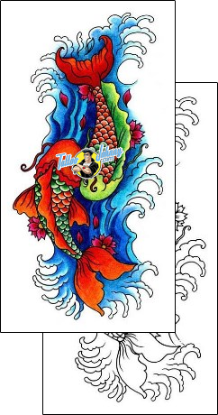 Fish Tattoo marine-life-fish-tattoos-andrea-ale-aaf-00334