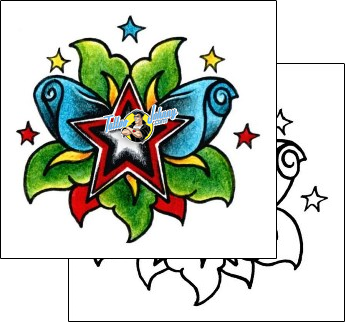 Star Tattoo rose-tattoos-andrea-ale-aaf-00348