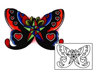 Star Tattoo Insects tattoo | AAF-00350