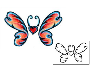 Butterfly Tattoo Insects tattoo | AAF-00362