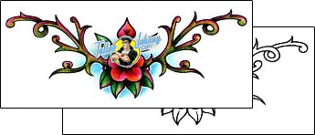 Flower Tattoo for-women-lower-back-tattoos-andrea-ale-aaf-00379