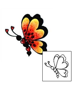 Butterfly Tattoo Insects tattoo | AAF-00381