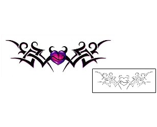 Heart Tattoo Specific Body Parts tattoo | AAF-00397