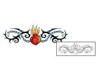 Sacred Heart Tattoo Specific Body Parts tattoo | AAF-00413