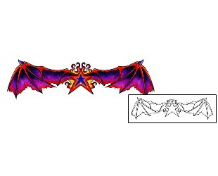 Star Tattoo Specific Body Parts tattoo | AAF-00426