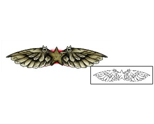 Star Tattoo Specific Body Parts tattoo | AAF-00456
