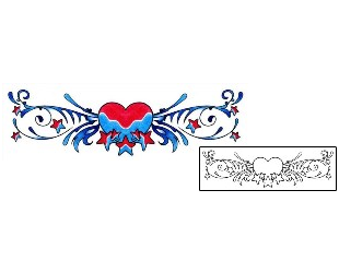 Heart Tattoo Specific Body Parts tattoo | AAF-00464