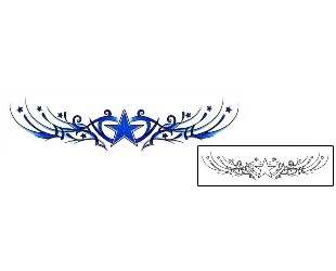 Star Tattoo Specific Body Parts tattoo | AAF-00475