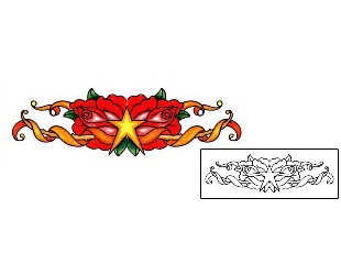 Flower Tattoo Miscellaneous tattoo | AAF-00479