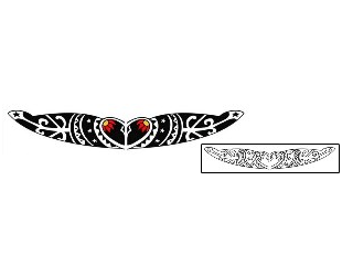 Heart Tattoo Specific Body Parts tattoo | AAF-00481