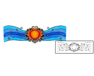 Sun Tattoo Specific Body Parts tattoo | AAF-00484
