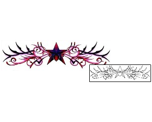 Star Tattoo Specific Body Parts tattoo | AAF-00486
