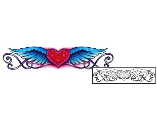 Heart Tattoo Specific Body Parts tattoo | AAF-00490