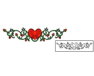 Heart Tattoo Specific Body Parts tattoo | AAF-00513