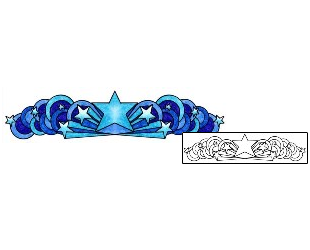 Star Tattoo Specific Body Parts tattoo | AAF-00516