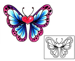 Butterfly Tattoo Insects tattoo | AAF-00546