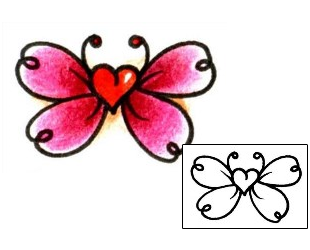 Butterfly Tattoo Insects tattoo | AAF-00548