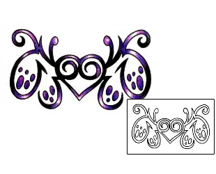 Heart Tattoo Specific Body Parts tattoo | AAF-00555