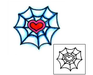 Spider Web Tattoo For Women tattoo | AAF-00566
