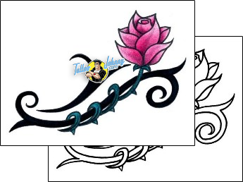 Flower Tattoo plant-life-flowers-tattoos-andrea-ale-aaf-00585
