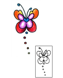 Butterfly Tattoo Insects tattoo | AAF-00593