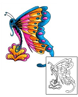 Butterfly Tattoo Insects tattoo | AAF-00599