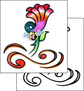 Flower Tattoo plant-life-flowers-tattoos-andrea-ale-aaf-00601