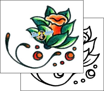 Flower Tattoo plant-life-flowers-tattoos-andrea-ale-aaf-00608