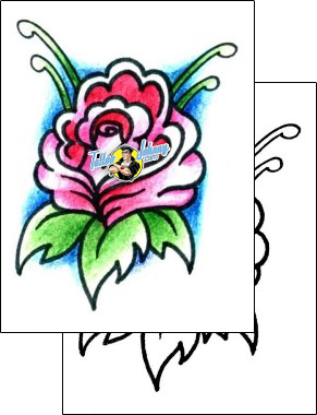 Flower Tattoo plant-life-flowers-tattoos-andrea-ale-aaf-00611