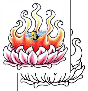 Fire – Flames Tattoo miscellaneous-fire-tattoos-andrea-ale-aaf-00620
