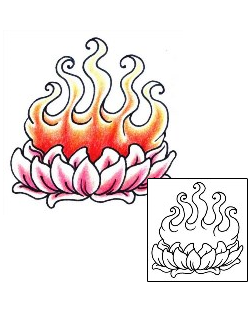 Lotus Tattoo Plant Life tattoo | AAF-00620