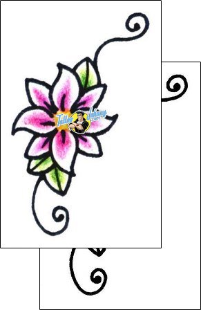 Flower Tattoo plant-life-flowers-tattoos-andrea-ale-aaf-00625