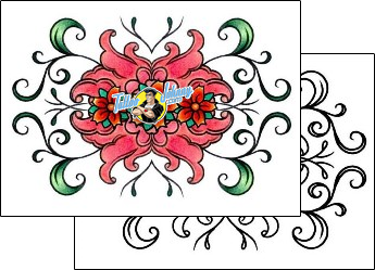 Flower Tattoo plant-life-flowers-tattoos-andrea-ale-aaf-00726