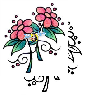 Flower Tattoo plant-life-flowers-tattoos-andrea-ale-aaf-00738