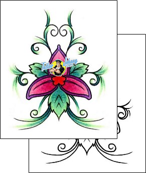 Flower Tattoo plant-life-flowers-tattoos-andrea-ale-aaf-00744