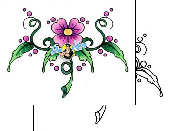 Flower Tattoo plant-life-flowers-tattoos-andrea-ale-aaf-00748