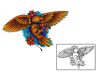 Eagle Tattoo Plant Life tattoo | AAF-00759