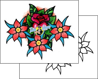 Flower Tattoo plant-life-flowers-tattoos-andrea-ale-aaf-00780
