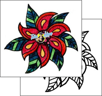 Flower Tattoo plant-life-flowers-tattoos-andrea-ale-aaf-00786
