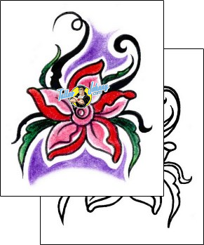 Flower Tattoo plant-life-flowers-tattoos-andrea-ale-aaf-00790